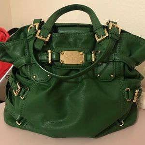 Mk green handbag